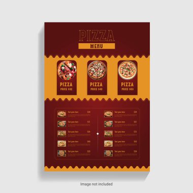 Pizza Menüsü Lezzetli Yemek Fiyatları