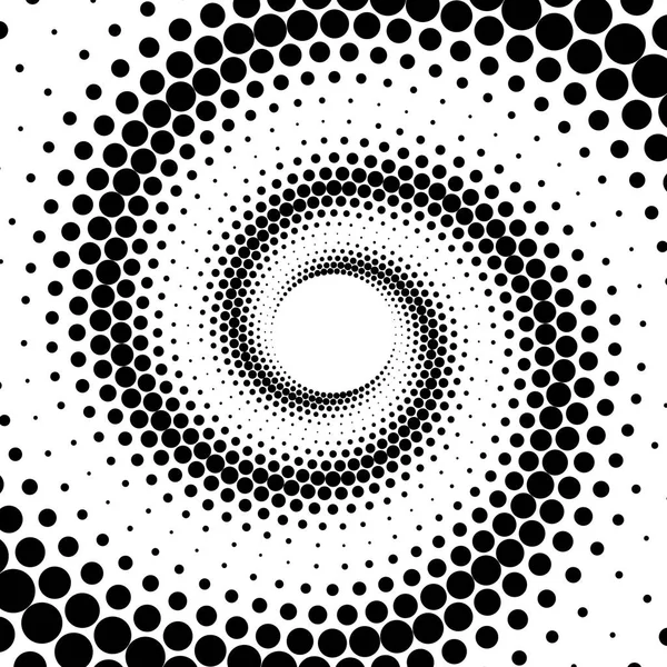 Yarı tonlu noktalar daire