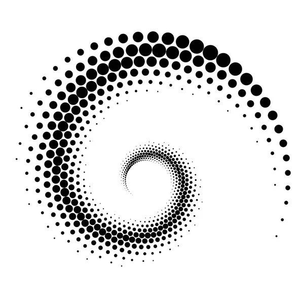 Yarı tonlu noktalar daire