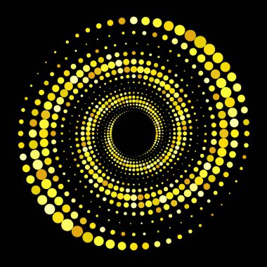 Altın noktalı resim arka plan. Özgün sıradışı tasarlamak vektör