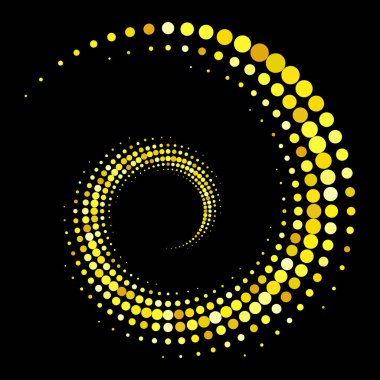 Altın noktalı resim arka plan. Özgün sıradışı tasarlamak vektör