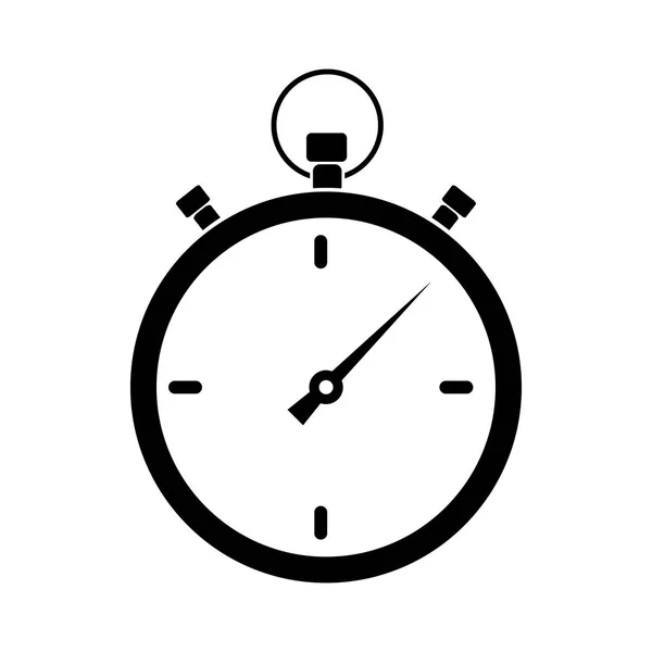 Basit kronometre simgesi. Vektör çizim projeler için.