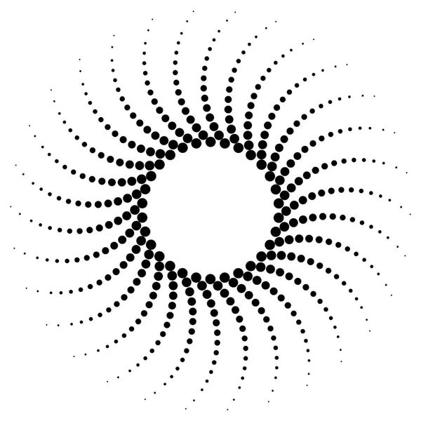 Оригінальний абстрактний напівтоновий фон з круглими крапками — стоковий вектор