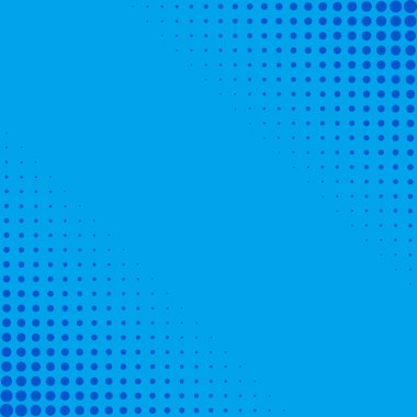 Mavi ve açık mavi Retro komik arka plan