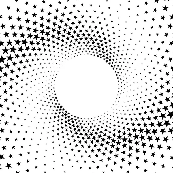 Ursprungliga abstrakt halvton bakgrund bakgrund av stjärnformade punkter — Stock vektor