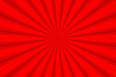 Kırmızı renklerde orijinal renkli komik arka plan