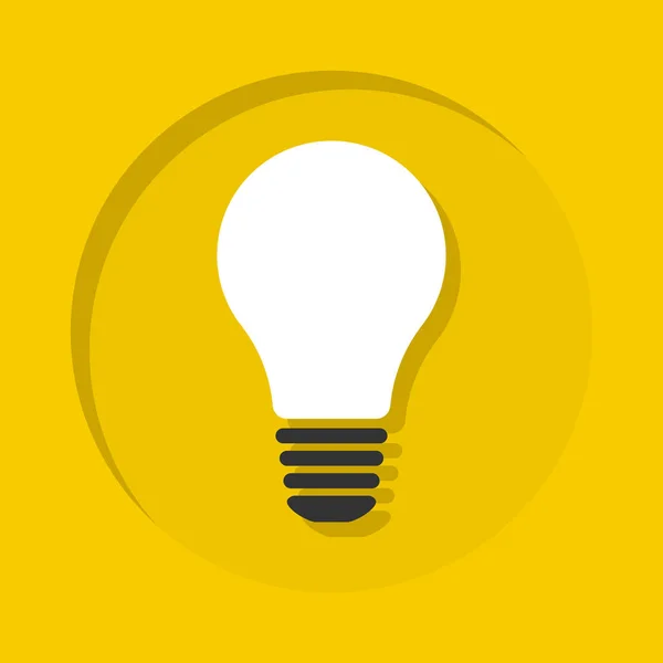 Un signe d'ampoule allumée pour votre créativité — Image vectorielle