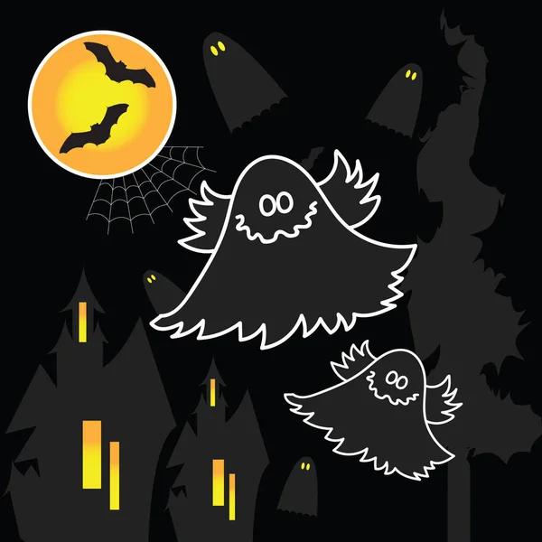 Vektor Vtipný Design Pro Halloween — Stockový vektor