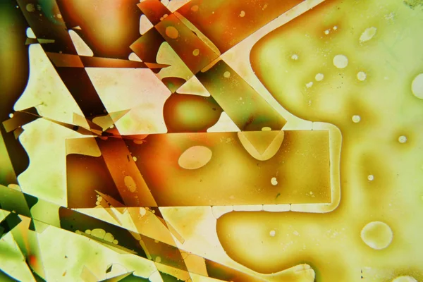 Liquides Colorés Mélangés Ensemble Dans Fluide Créant Peinture Abstraite Colorée — Photo