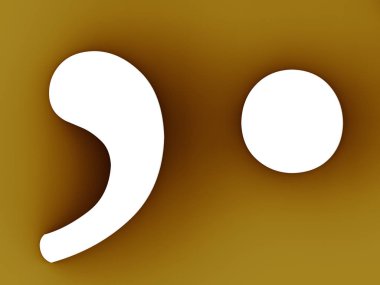 harfler arasında boşluk odaklanmak kesilmiş harflerle 3D çizimi