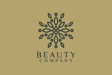 Doğa ile güzellik logosu modern stil Bölüm 2