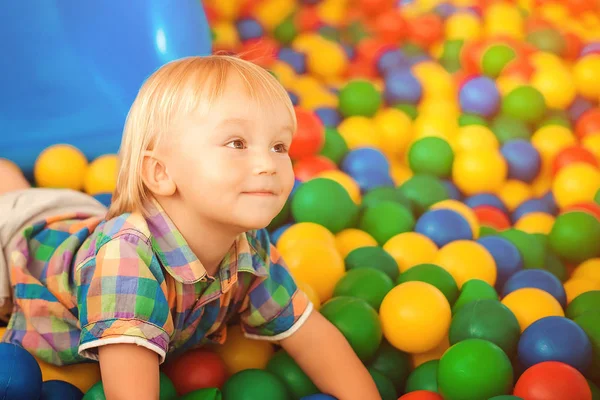 Happy Baby Playground Little Child Indoor Play Center Happy Childhood — Stock Photo, Image