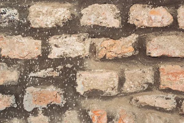 古い城の石の壁のテクスチャの背景 背景や質感として石の壁 背景や質感のための石の壁の一部 ヴィンテージ石壁 — ストック写真