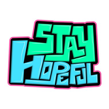 Kavramsal Renkli Tipografi Motivasyonel Alıntı Tasarımı