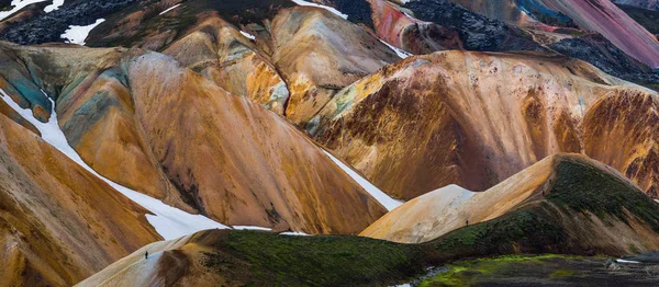 Bunte Berge Von Landmannalaugar Island — Stockfoto