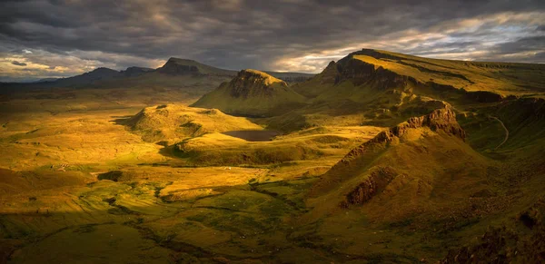 Ridge Trotternish Sull Isola Skye Scozia — Foto Stock