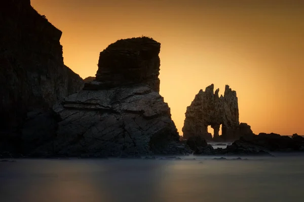 Portizuelo skaliste wybrzeże — Zdjęcie stockowe