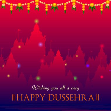 Mutlu Dussehra Navratri kutlama Hindistan tatil arka plan