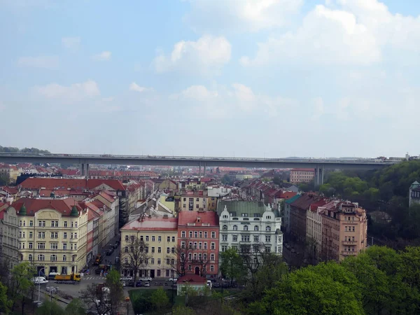 Rodzaje Pragi Słoneczny Dzień Wiosnę — Zdjęcie stockowe