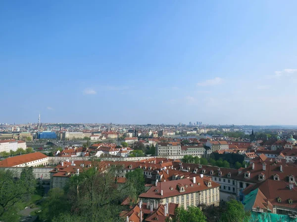 Types Prague Sunny Day Spring — Stock Photo, Image