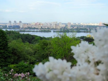 Kiev görünümlerinden bahar Botanik Bahçesi