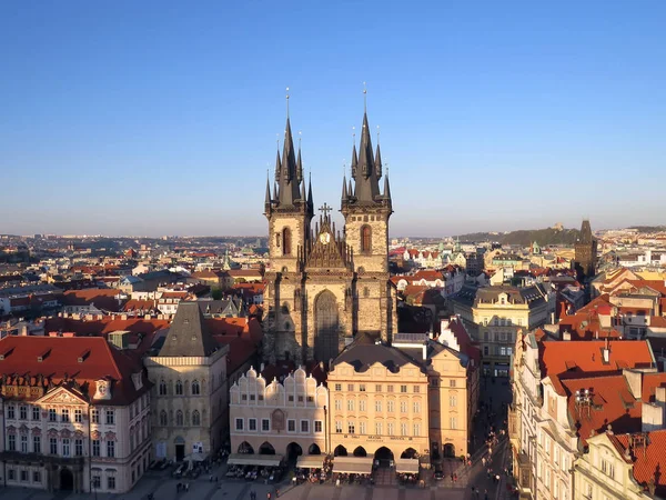 Arten Von Prag Bei Sonnigem Frühlingstag — Stockfoto