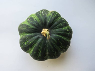 Kabaklar ve squashes beyaz tahtalar üzerinde. Sonbahar arka plan en az kavramı, üstten görünüm