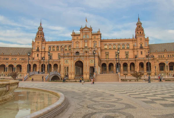 Sevilla España Octubre 2018 Plaza España Plaza España Sevilla Hermoso — Foto de Stock