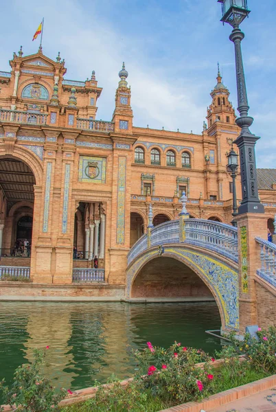 Sevilla España Octubre 2018 Plaza España Plaza España Sevilla Hermoso — Foto de Stock