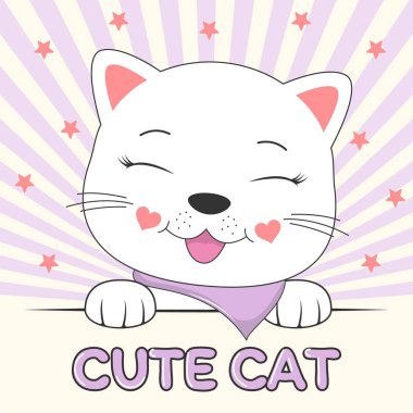 Güzel çok güzel yüzünü kitty. Şirin kedi tatlı rüyalar.