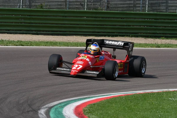 Maio 2018 Corrida Desconhecida Com Histórico Ferrari Car Modelo 126 — Fotografia de Stock