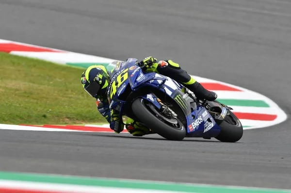 Mugello Itália Junho Italian Yamaha Movistar Team Rider Valentino Rossi — Fotografia de Stock