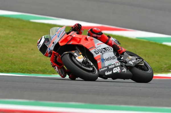 Mugello Itália Junho 2018 Jorge Lorenzo Piloto Espanhol Equipa Ducati — Fotografia de Stock