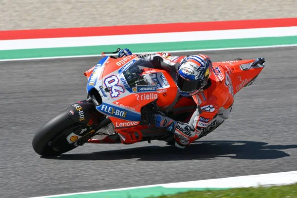 Mugello Itália Junho Italian Ducati Team Rider Andrea Dovizioso Durante — Fotografia de Stock