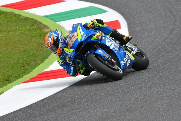 Mugello Itália Junho Espanhol Suzuki Ecstar Team Rider Alex Rins — Fotografia de Stock