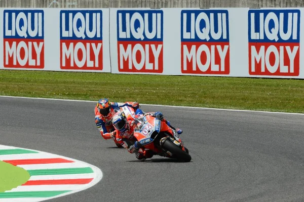 Mugello Italy June Italian Ducati Team Rider Andrea Dovizioso 2018 — Stock Photo, Image