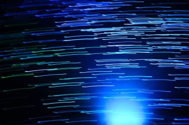 mavi ve mor renk arka plan ışık yollar ile. uzun pozlama etkileri.