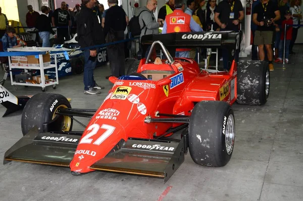 Maio 2018 Histórico 1984 Ferrari Car Model 126 Michele Alboreto — Fotografia de Stock