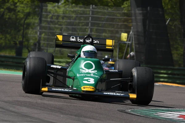 April 2018 Simmonds Ian Run Historic 1983 Car Tyrrell 012 — Stock Photo, Image