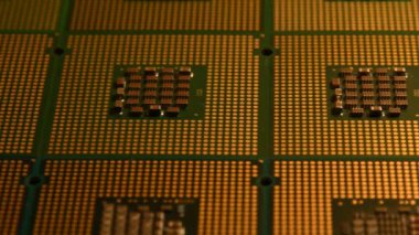 bilgisayar çipleri üzerinde yakın kaymak ile cpu. 4 k Uhd Video Nikon D500