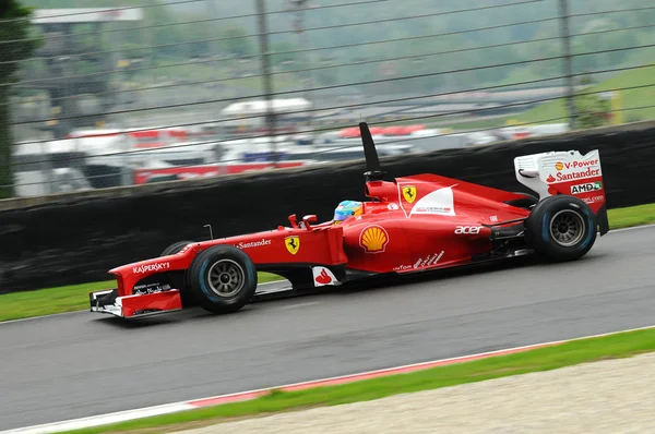 Mugello Italy 2012 Fernando Alonso Ferrari Team Racing Formula One — 스톡 사진