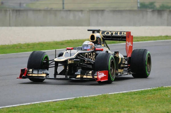 Mugello Talya 2012 Mayıs Jerome Ambrosio Lotus Renault Devre Mugello — Stok fotoğraf