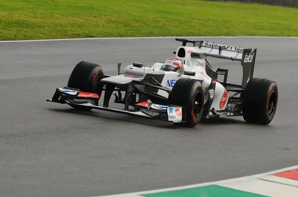 Mugello Olaszország Május 2012 Kamui Kobayashi Sauber Csapatversenyekről Edzésen Mugello — Stock Fotó