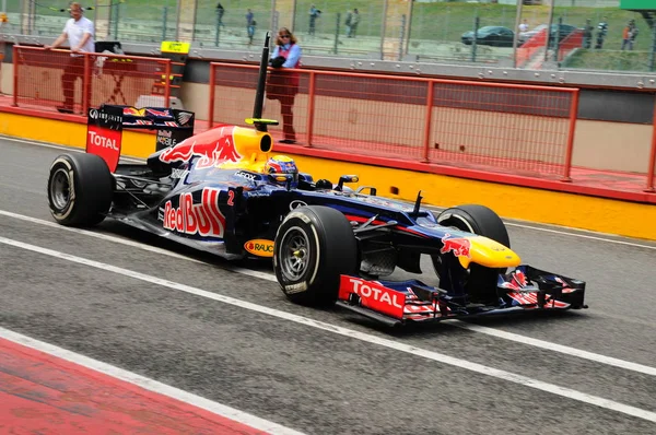 Mugello Talya Mayıs 2012 Mark Webber Red Bull Racing Team — Stok fotoğraf