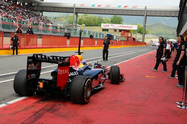 Mugello Itália Maio 2012 Mark Webber Red Bull Racing Team — Fotografia de Stock