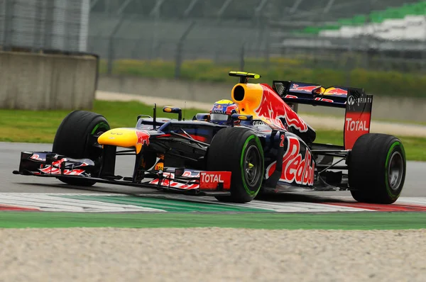 Mugello Itália Maio 2012 Mark Webber Red Bull Racing Team — Fotografia de Stock