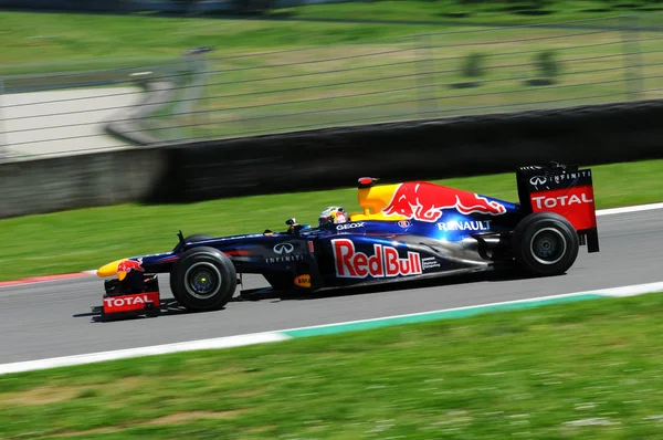 Mugello Itália 2012 Sebastian Vettel Equipa Red Bull Durante Dias — Fotografia de Stock