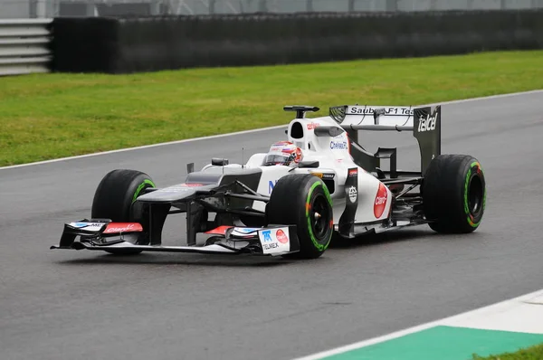 Mugello Italia Mayo 2012 Kamui Kobayashi Sauber Team Corre Sesión —  Fotos de Stock