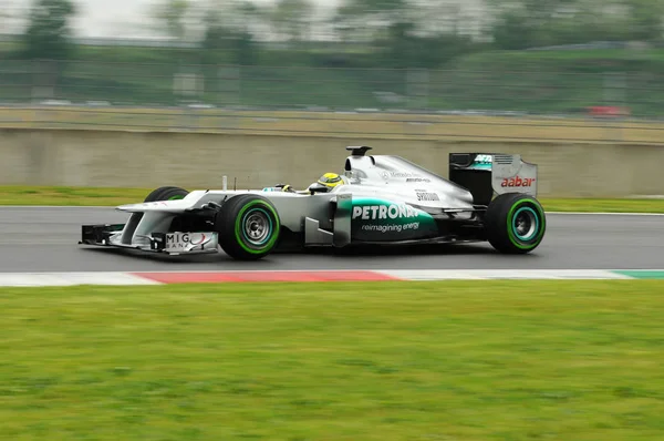 Mugello Itália Maio 2012 Nico Rosberg Mercedes Racing Team Sessão — Fotografia de Stock