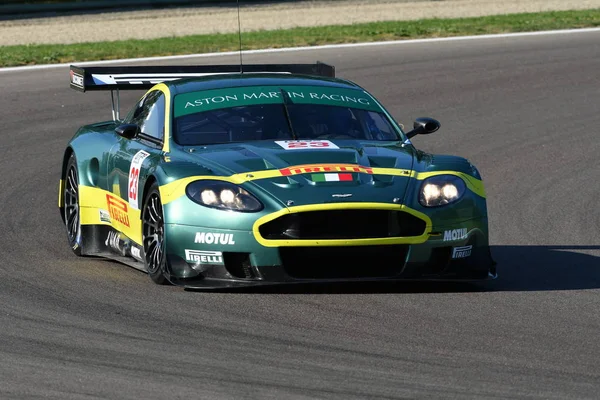 Abril 2018 Conductor Desconocido Aston Martin Dbr9 Gt1 Durante Imola — Foto de Stock